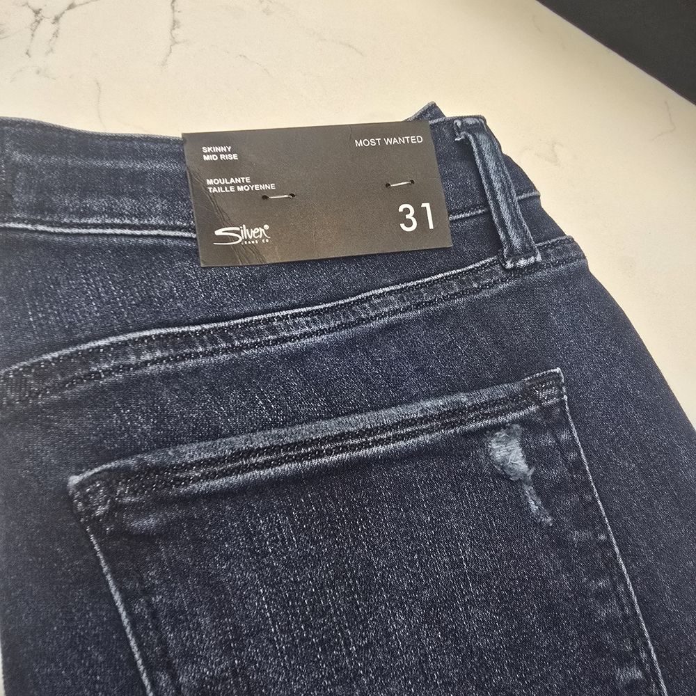 Silver Jeans Women's Blue High Rise Jeans